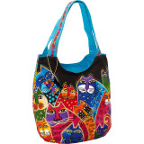 Whiskered Family Scoop Tote