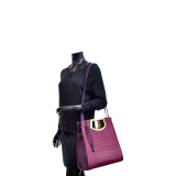 Tall Structured Croc Tote