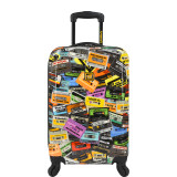 Black Party Mix 22" Expandable Carry-On Spinner