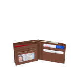 Men's Genuine Leather RFID Blocking Secure Wallet 10 Card Slots ID Theft Protection