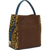 Classic Convertible Handbag - Cheetah Haircalf