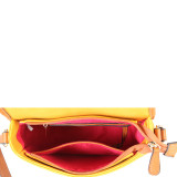 Three Tone Saddle Crossbody Handbag