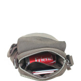 8.5" Slim Leather Sling Handbag