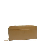 Golf Single Zip Gusseted Clutch Wallet