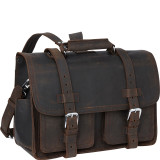Leather Briefcase Travel Bag