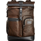 Alpha Bravo Luke Roll-Top Leather Backpack