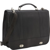 Full Flap Turn Lock Laptop Briefcase