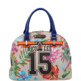 Numeric 15 Print Satchel Bag