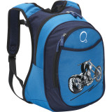 Kids Pre-School Motorcycle Backpack with Integrated Lunch Cooler