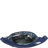 Anti-Theft Welted Medium Double Zip Crossbody - Exclusive