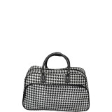 Houndstooth 21" Carry-On Duffel Bag