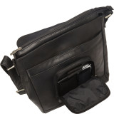 Vaquetta Vertical 16 Inch Laptop Messenger Bag
