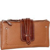 Crisscross Double Zip Wallet