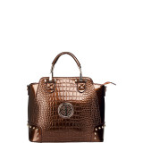 Arianna Croc Satchel