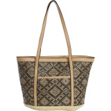 Paper Straw Tribal Tote