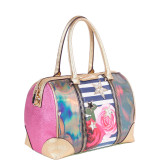 Ashton Rose Print Boston Bag