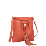 Crossbody bag with fringe details