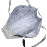 Metallic Tick Tock Tote Bag