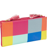 Color Block Squares Cosmopolitan Wallet
