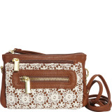 Wristlet Crossbody With Crochet