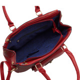 Saffiano Faux Leather Satchel