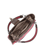 Western Style Rhinestone Buckle Camo Handbag