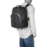 Compact Rolling Laptop Backpack - 16"