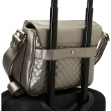 Metallic Tablet Crossbody Bag