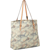 Athena Canvas Tote with Leather Handles