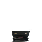 Corrine Metal Bar Flap Shoulder Bag