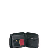 Men’s Zippered Wallet with Removable Passcase