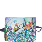 Hand Painted Small Flap Crossbody Organizer