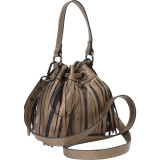 Fringe Drawstring Crossbody