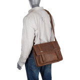 14" Leather Laptop Bag