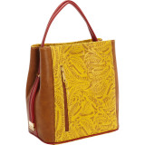 Classic Convertible Handbag - Embossed