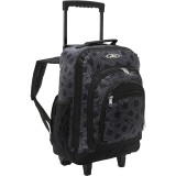 Patterned Wheeled Backpack