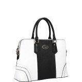 Colorblock Slim Briefcase with Removable Shoulder Strap