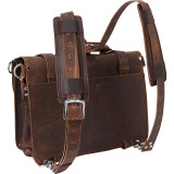 16" Large Full Leather Briefcase & Backpack