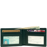 Men's Leather Bifold Credit Card Wallet