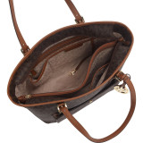 Jet Set Large Top Zip Snap Pocket Tote