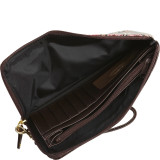 Art Nouveau L-Zip Expandable Wallet with Removable Strap