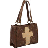 Fabric Applique Cross Bag