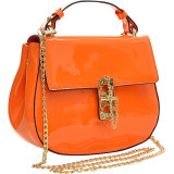Patent Faux Leather Crossbody