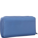 RFID Secure Collection: Ladies Double Zipper RFID Wallet