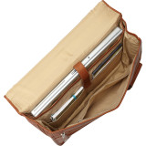 Two-Section Expandable Laptop Portfolio