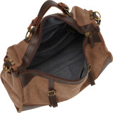 Canvas Weekend Duffle w/Leather Accent
