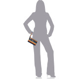 RFID Double Zip Wristlet