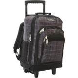 Patterned Wheeled Backpack