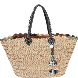 Natural Straw Handbag Tote