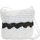 Color Block Crochet Crossbody